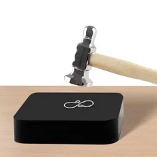 Jewelry Bench Block Rubber Block Work Surface Solid 0.9" Thick Black Rubber