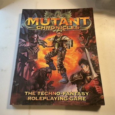 Mutant Chronicles Book Techno Fantasy Roleplaying Game RPG 1993