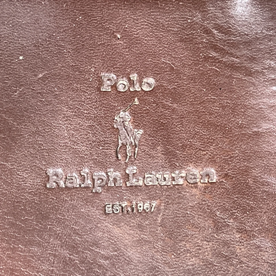 Sandalias Polo Ralph Lauren Para Hombre 13 D Cuero Pescador Pescador Correa VGT RARAS Foto 4 de 4