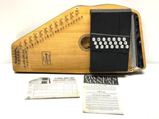 Vintage Oscar Schmidt Autoharp Model 45 C/R Nice Rosewood Veneer Back