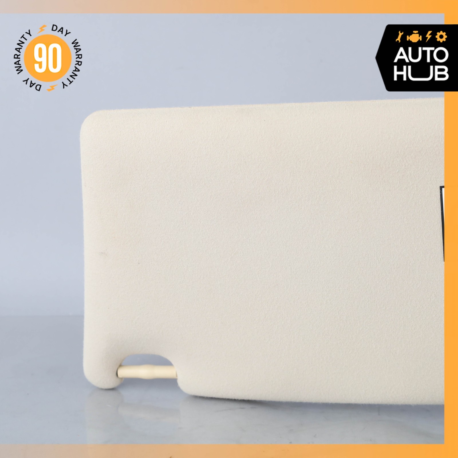 03-18 Maserati GranTurismo M145 Coupe Right Side Sun Visor Shade Beige OEM 47k