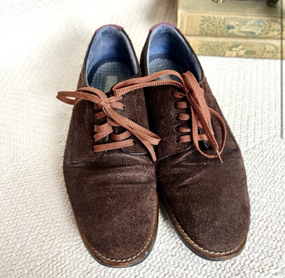 Ted Baker Tichd 2 Mens Brown Size 10 Suede Oxfords Leather Casual preppy shoe Ted Baker Tichd 2 Mens Brown Size 8 Suede Oxfords Leather  main image 2