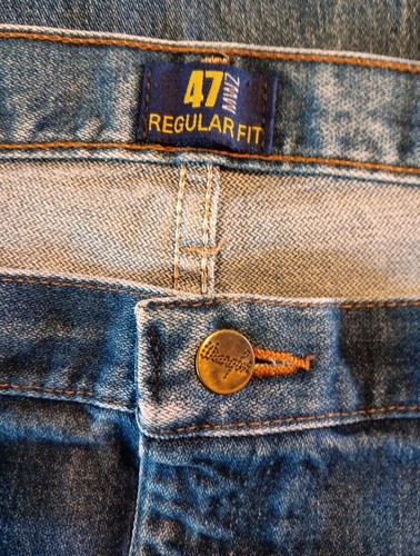 Wrangler Jeans Mens Tag 44x32 Premium Performance Cowboy Cut Regular Fit 45x33 - Picture 5 of 6