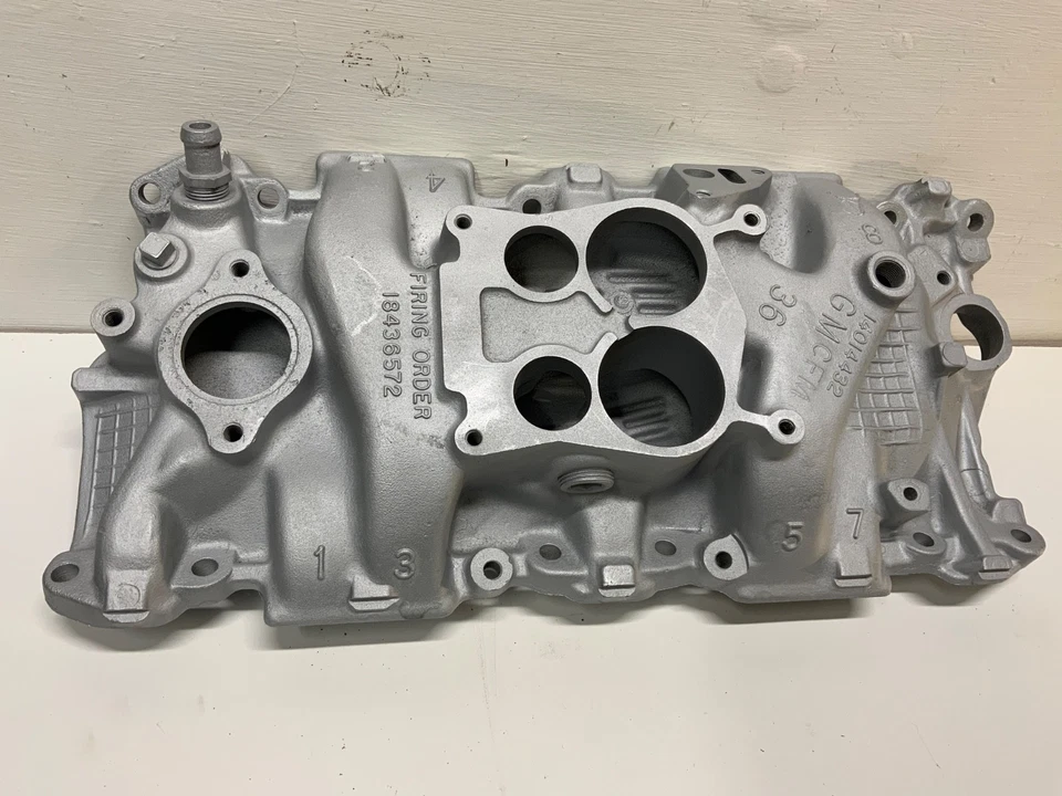 Chevrolet Corvette Camaro 1978-1985 colector de admisión de fábrica V8 350CI 14014432 Foto 3 de 4