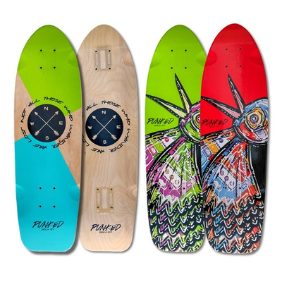 #ad #ad Mini Cruiser Deck 27quot; x 8quot; inches with pre applied Premium Black Grip Tape $5.00