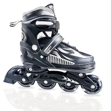 Adjustable Inline Skates for Kids and Teens Ages 4-16, All 8 Wheels of Inline...