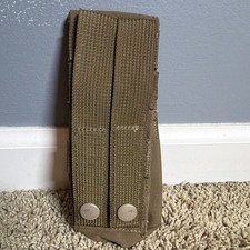 LBT Tactical MOLLE Pouch Brown Nylon Snap Closure Made in USA