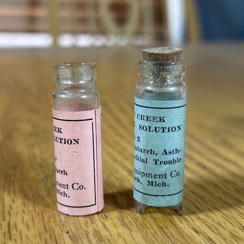 Antique 1920s Battle Creek Sanitarium Inhaler Kit Medical Device w/ Bottles - Picture 4 of 24