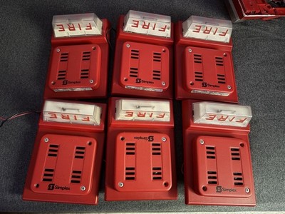 Simplex 4903-9104 With 2901-9838 Fire Alarm Horn