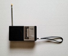 Vintage Sony TFM-6060W AM/FM Transistor Handheld Radio Swivel Antenna,Works