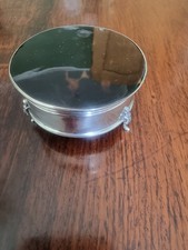 Silver and Tortoishell Ring Box, hallmarked Birmingham 1921
