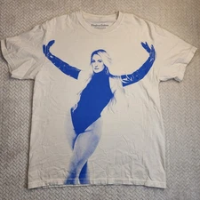 Meghan Trainor Timeless Tour Graphic T Shirt Cream Size M