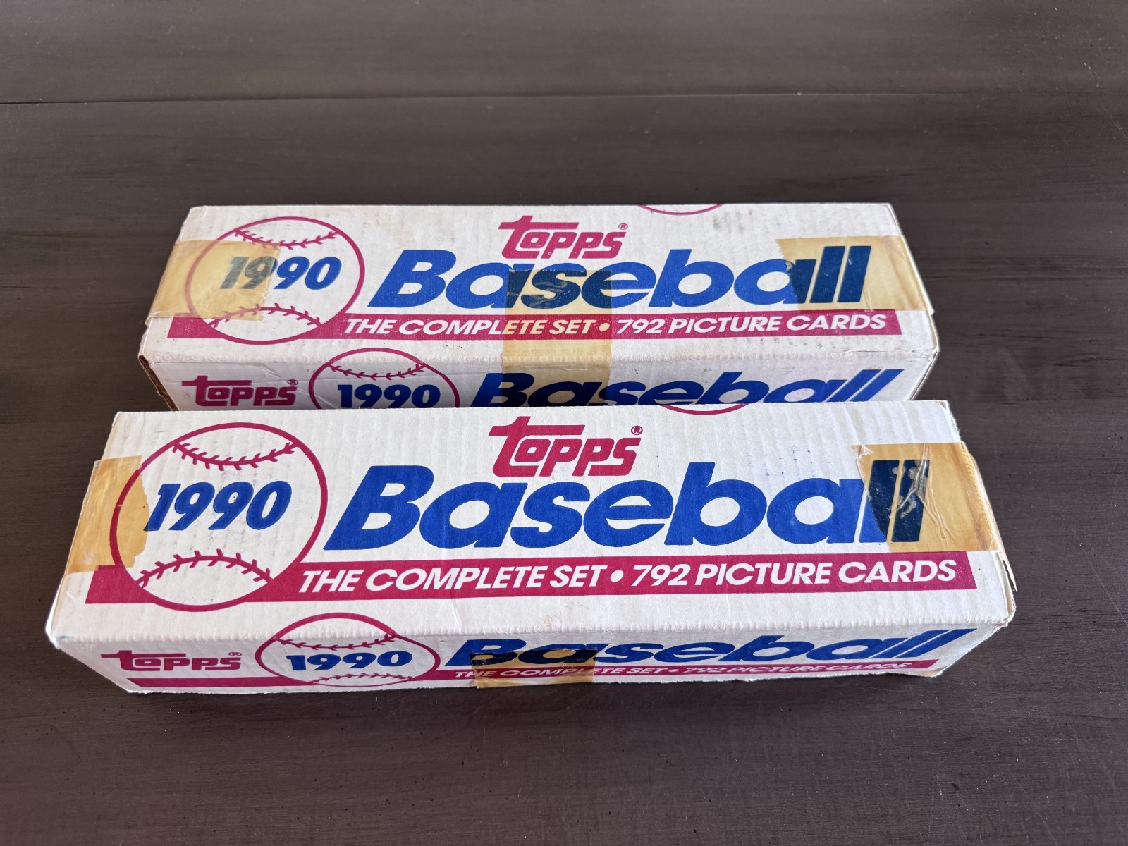 1990 Topps Baseball Factory Sealed Sets (2) Ken Griffey Jr, Frank Thomas Rookies