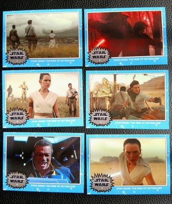 TOPPS STAR WARS THE RISE OF SKYWALKER  TRAILER CARD SET  IN PLASTIC CASE
