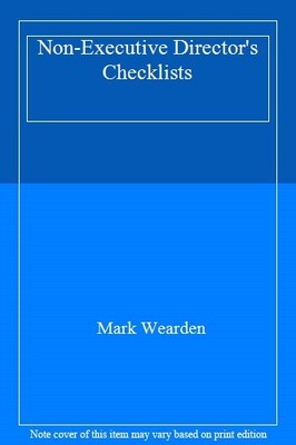 Non-Executive Director's Checklists,Mark Wearden