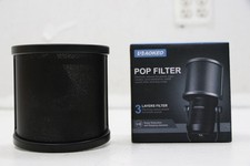 Aokeo 3-Layer Mic Pop Filter Metal Mesh Foam Shield for Recording