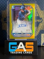 2026 Bowman Brendan Tunink #CPA-BT Chrome Prospect Auto Yellow Refractor /75 SP