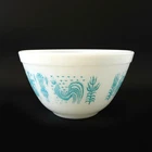 💠 PYREX Turquoise Butterprint Amish 401 Mixing Bowl — 1.5 PT — 1957