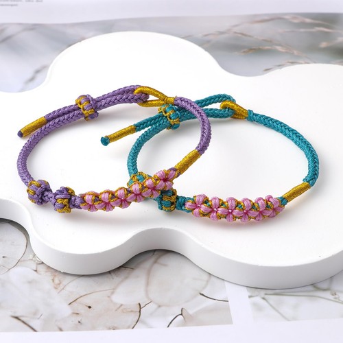 To My Granddaughter Cherry Knot Bracelet,Gifts for Granddaughter From Grandma Ad - Picture 6 of 7