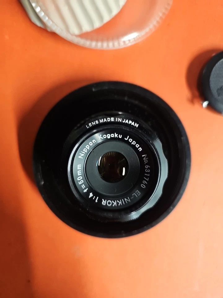 Lente de ampliación Nippon Kogaku EL-Nikkor 1:4 f=50 mm hecha en Japón. NUEVO (K10) Foto 2 de 4