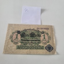 1 Mark Darlehenskassenschein Berlin German Empire 1914