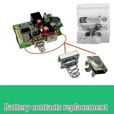 For SEGA Game Gear GG Power Supply Board Battery Contact Shrapnel Set