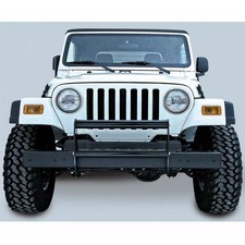 Rugged Ridge Gloss Black 2.5 Dia. Steel Brush Guard For 97-06 Jeep Wrangler Tj