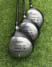 Forgan K Series Pro Design Wood Set (3 5 7) / Steel Shafts Vintage Golf Clubs ⛳️