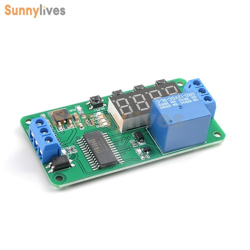 1-10x Multifunction Self-lock 12V Relay Time Delay PLC Cycle Timer Module Switch - Picture 32 of 44