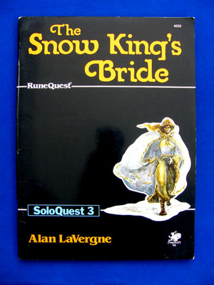 The Snow Kings Bride - Soloquest 3 - Runequest - Chaosium - VG