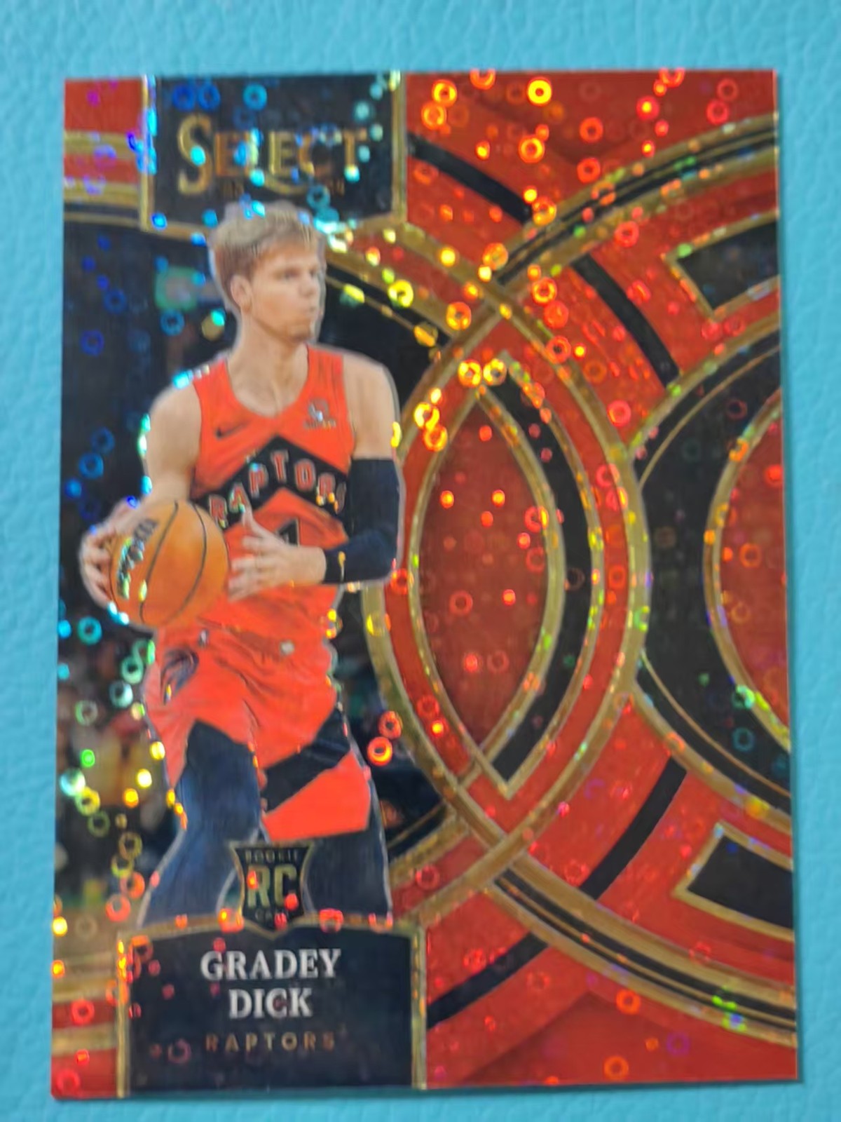 Gradey Dick 2023-24 Panini Select 21/49 Red Disco RC Raptors #126