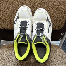 Mizuno Wave Exceed Tennis Shoes Athletic Footwear White Black Yellow