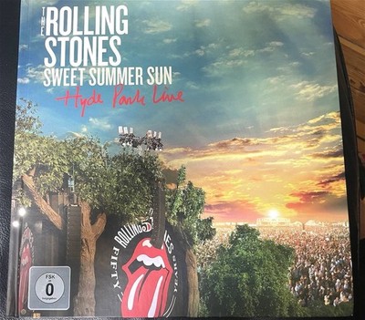ROLLING STONES BOX 2CD + Blu Ray + DVD + Buch SWEET SUMMER SUN HYDE PARK LIVE