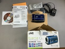 JVC Everio GZ-MG330AU 30GB HDD Camcorder Blue Tested Clean