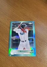 2022 Topps Pro Debut - Chrome Gabriel Rodriguez #PDC-143 Aqua Refractor /75 (RC)
