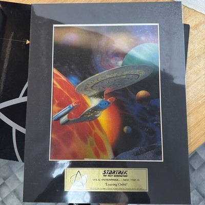 Star Trek TNG Visicomm 3DFX  Stereo OpticLEAVING ORBIT 1995 Gold Edition