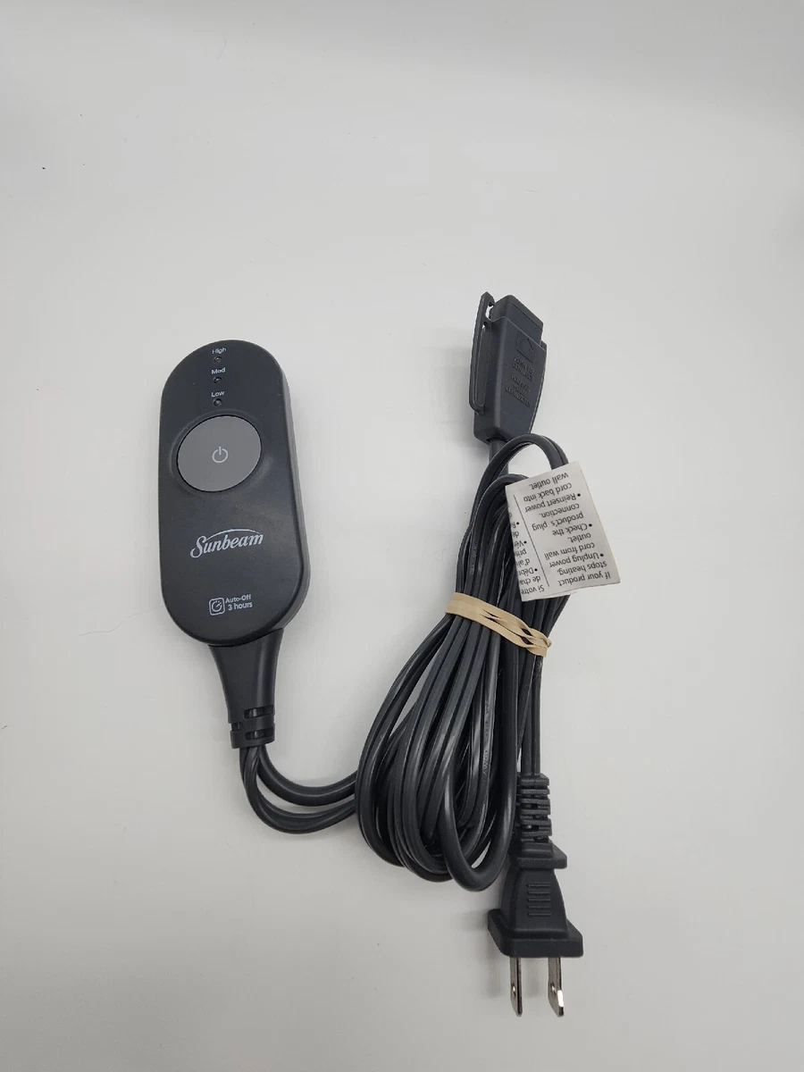 Sunbeam 3-Prong Electric Heated Throw Blanket Controller Style AA85 Power  Cord | eBay