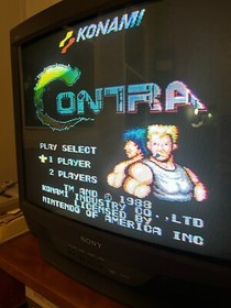 Contra NES NINTENDO Cartridge - Tested & Working with Sleeve (1988)