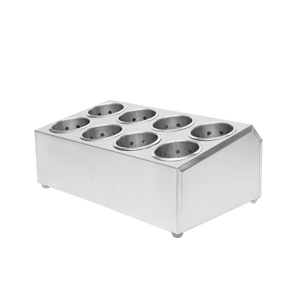 Kitchen Utensil Holder Organizer Container Spoon Fork Flatware Storage ...