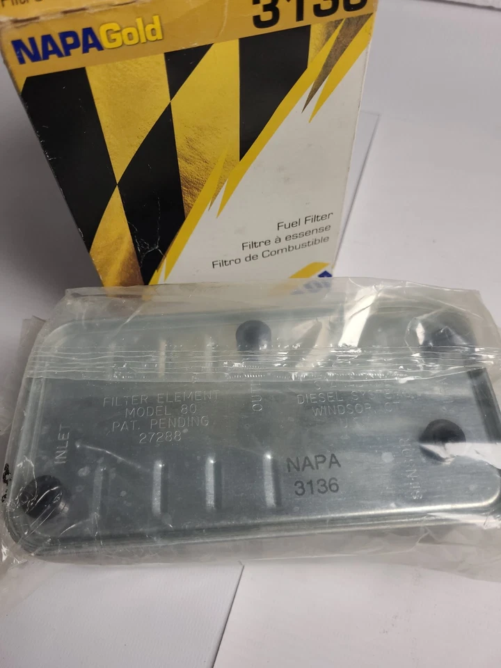 NOS NAPA OEM Gold Fuel Filter 87-91 GMC V1500 3136 - Image 3 of 3