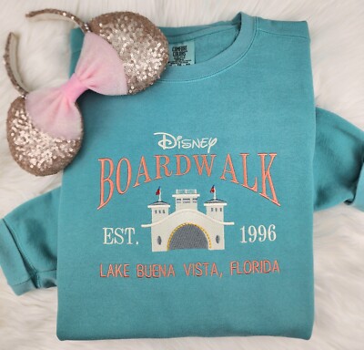 Disney's Boardwalk Embroidered Sweatshirt
