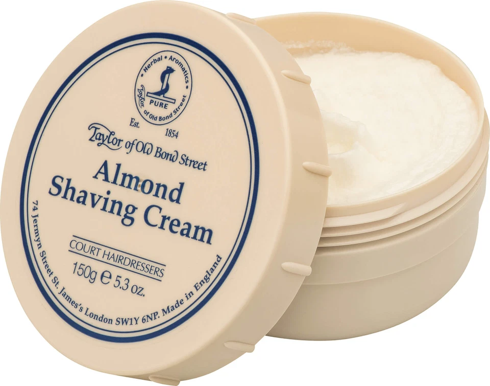 (146,33 EUR/kg) Taylor of Old Bond Street Almond Shaving Cream 150g
