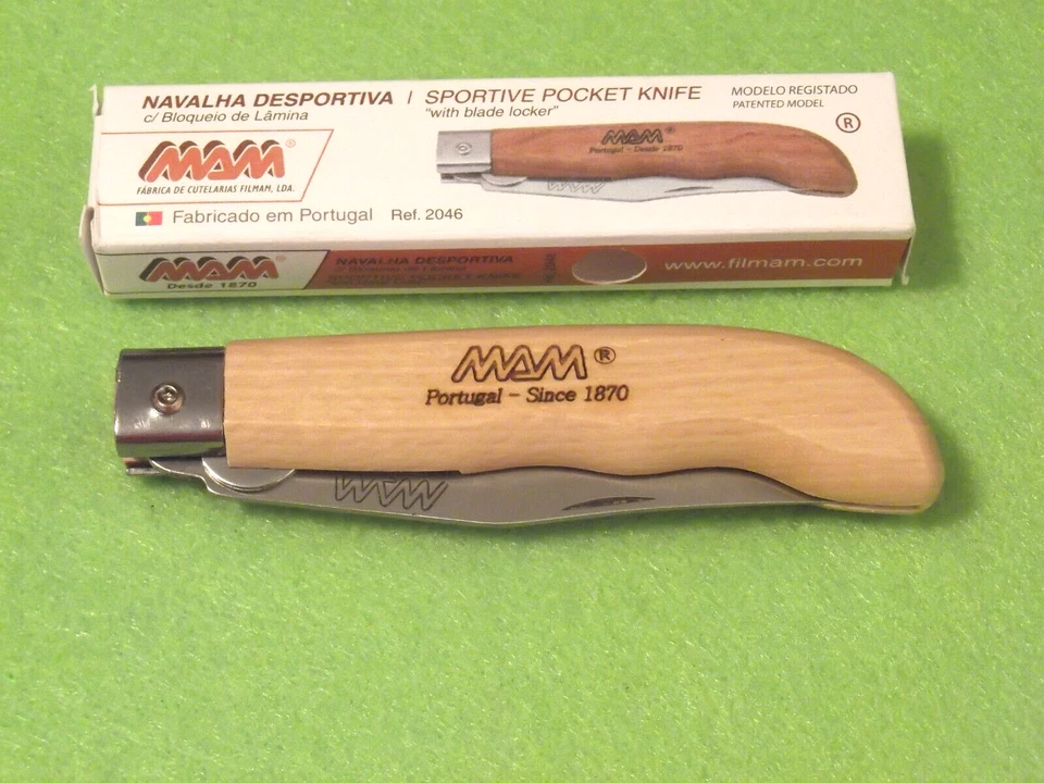 MAM 2046 Sportive linerlock knife German stainless made Portugal 3 7/8" closed  - Image 3 of 4