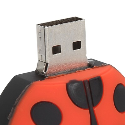 Flash Drive Cute Cartoon Ladybug Compatible Storage Optional USB Kit