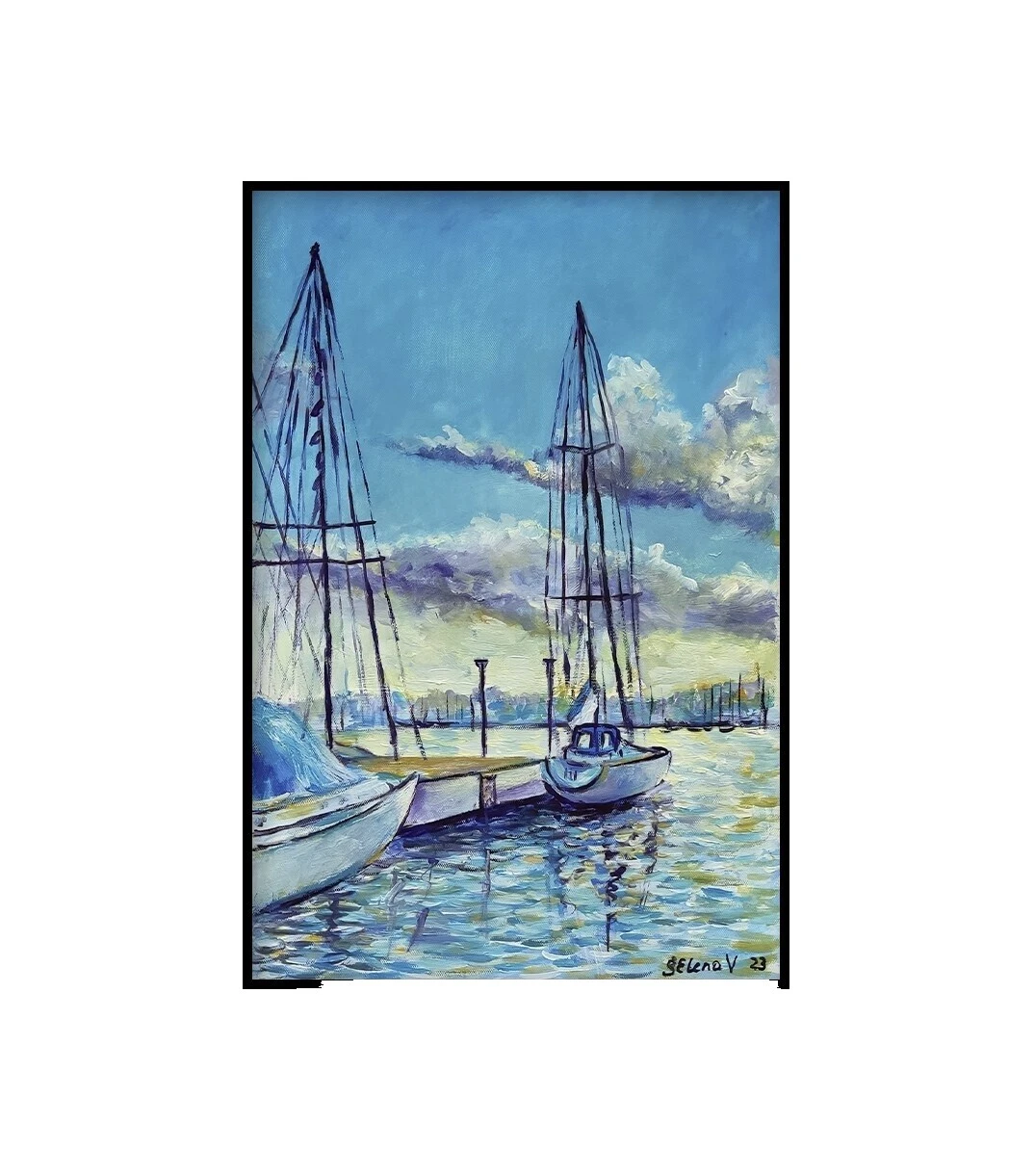 Pinturas de arte deportivo de lona realismo