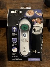 Braun No Touch Infrared Forehead Fever Thermometer NTF3000 NIB NEW Authentic