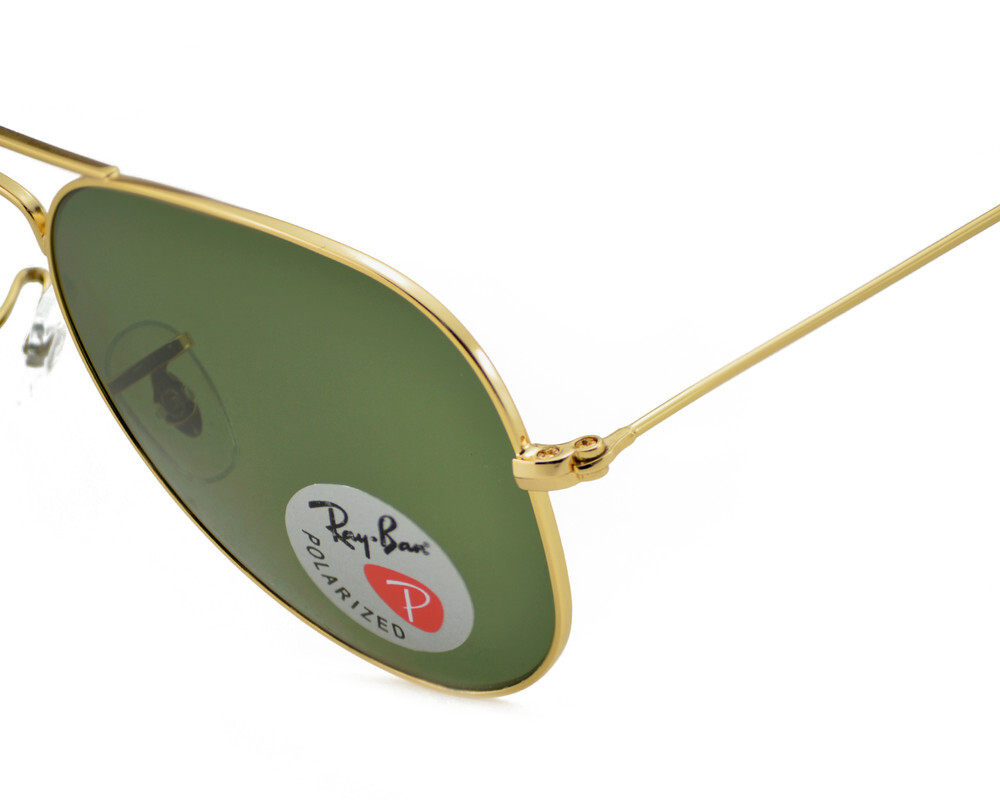 Ray-Ban Sunglasses RB3025 Aviator Classic Gold Frame  display picture 2