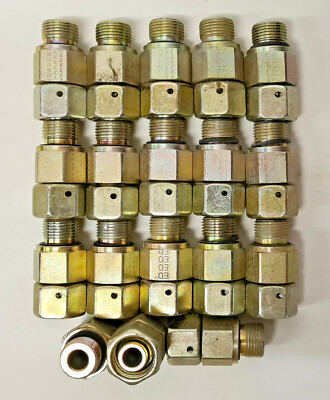 Ermeto Parker EGE12-LR-ED Gerade Einschraubverschraubung 18 Stück 1/2'' AG
