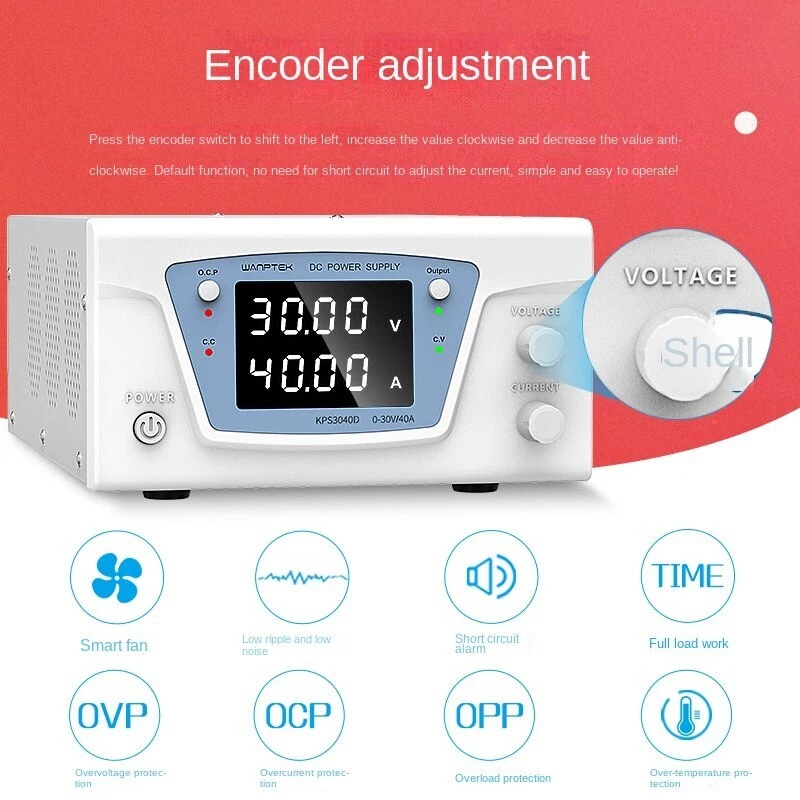 KPS3040D Adjustable DC Stabilized Power Supply 30v40A Experimental Aging Test - Image 2 of 4