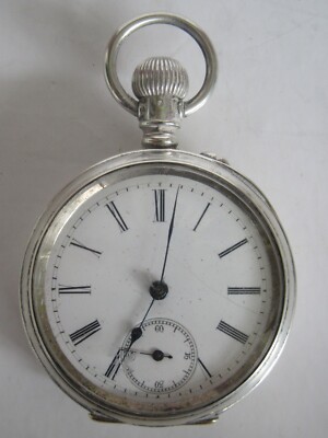 Antique A. Chopard .800 Silver Open Face 10s Pocket Watch (Works)